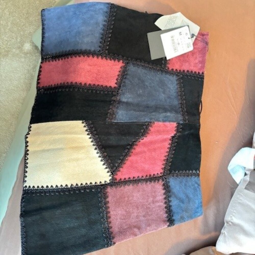 Zara- color block skirt NWT